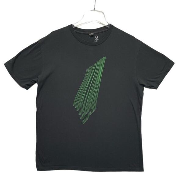 Neon Graphic T-shirt Vessel Studios tee gray unisex Size Large - Picture 1 of 7